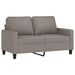3-delige Loungeset met kussens stof taupe