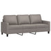 3-delige Loungeset met kussens stof taupe