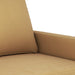3-delige Loungeset met kussens fluweel bruin