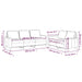 2-delige Loungeset met kussens fluweel roze