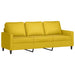 2-delige Loungeset met kussens fluweel geel