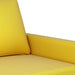 2-delige Loungeset met kussens fluweel geel