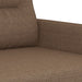 2-delige Loungeset met kussens stof bruin