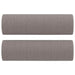 3-delige Loungeset met kussens stof taupe