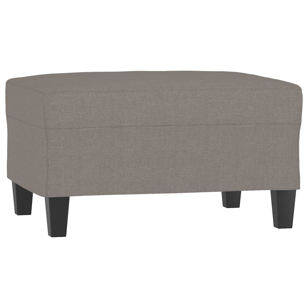 4-delige Loungeset met kussens stof taupe