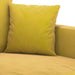 3-delige Loungeset met kussens fluweel geel