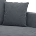 2-delige Loungeset met kussens fluweel donkergrijs