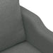 3-delige Loungeset met kussens stof donkergrijs
