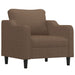 3-delige Loungeset met kussens stof bruin
