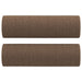 3-delige Loungeset met kussens stof bruin