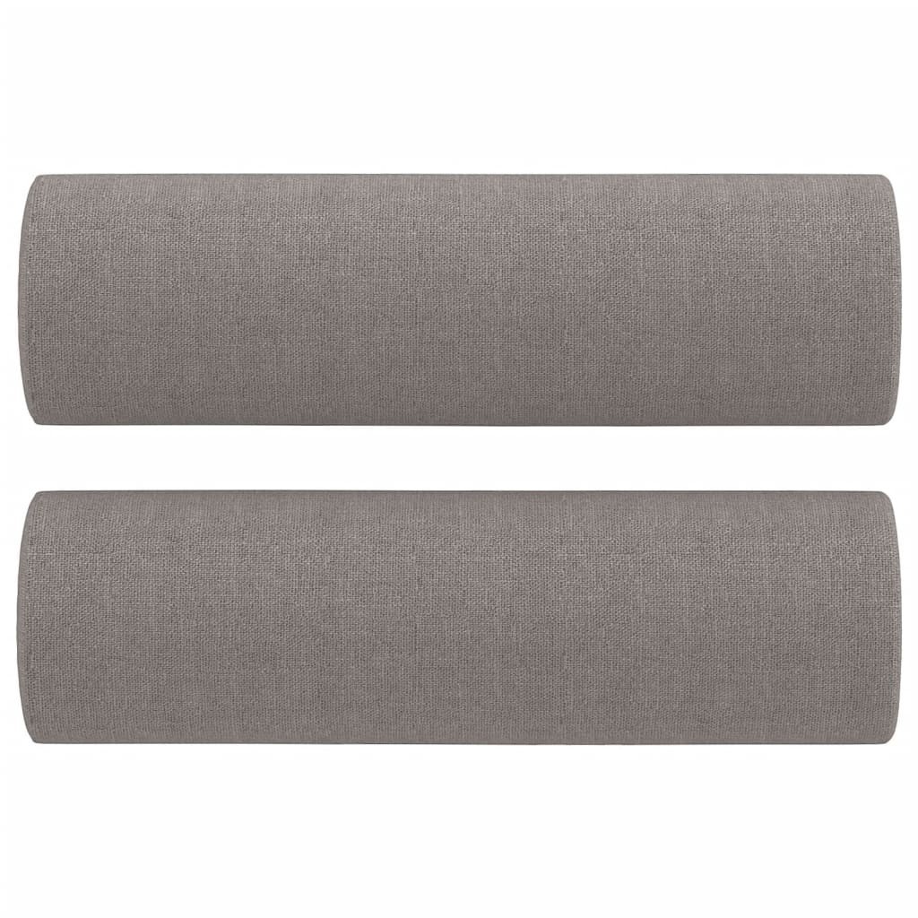 4-delige Loungeset met kussens stof taupe