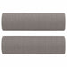 4-delige Loungeset met kussens stof taupe