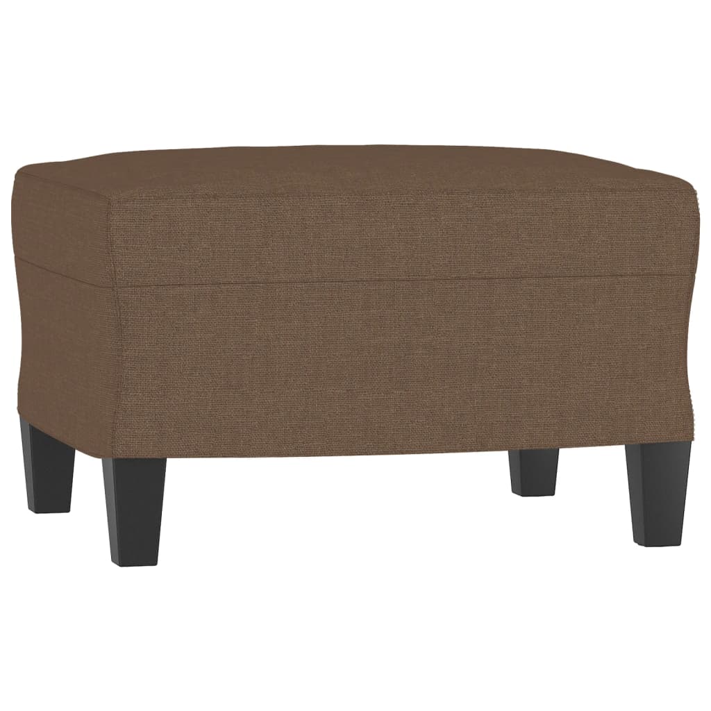 4-delige Loungeset met kussens stof bruin