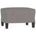3-delige Loungeset met kussens stof taupe