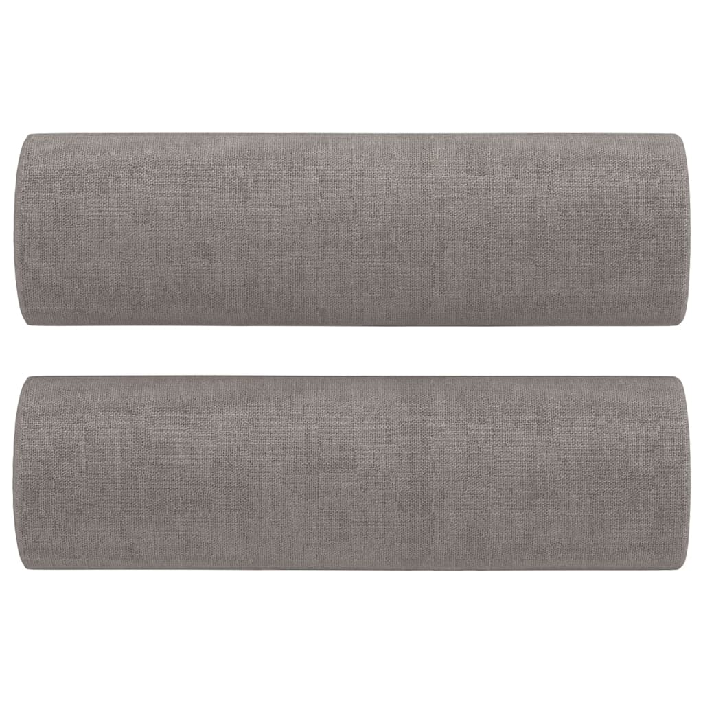2-delige Loungeset met kussens stof taupe