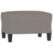 3-delige Loungeset met kussens stof taupe