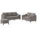 3-Delige Loungeset Met Kussens Stof Taupe