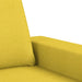 3-delige Loungeset stof lichtgeel