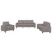 3-delige Loungeset stof taupe