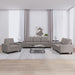 3-delige Loungeset stof taupe