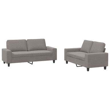 2-delige Loungeset stof taupe