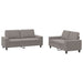 2-delige Loungeset stof taupe