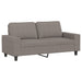 3-delige Loungeset stof taupe