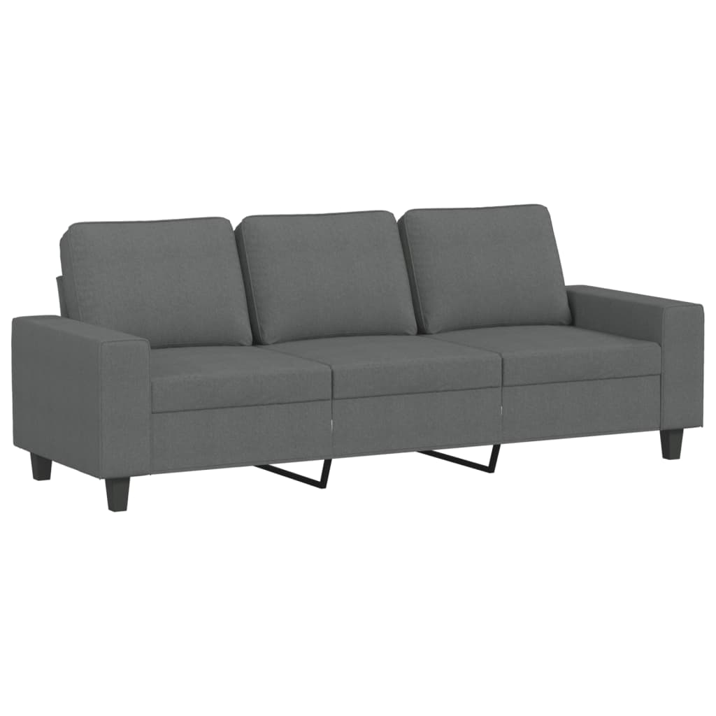 2-delige Loungeset stof donkergrijs