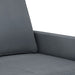4-delige Loungeset fluweel donkergrijs