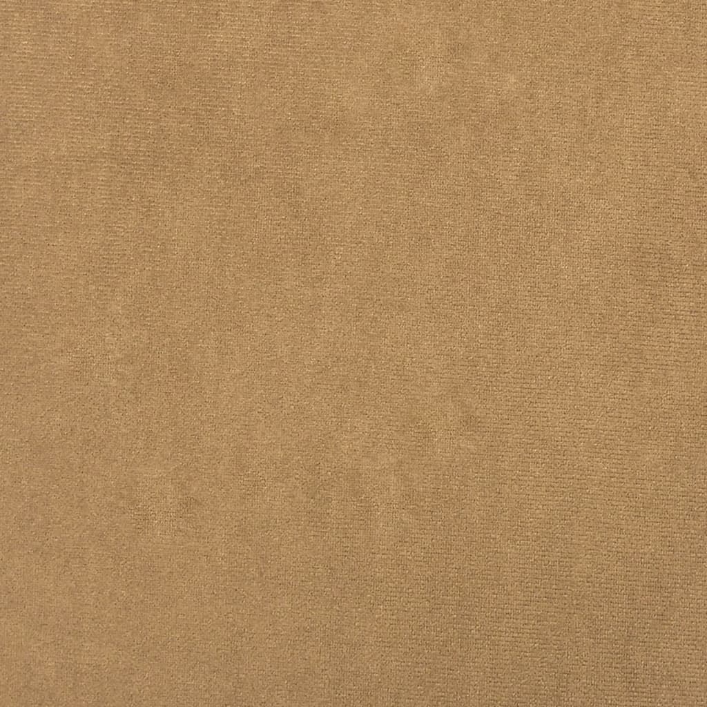4-delige Loungeset fluweel bruin
