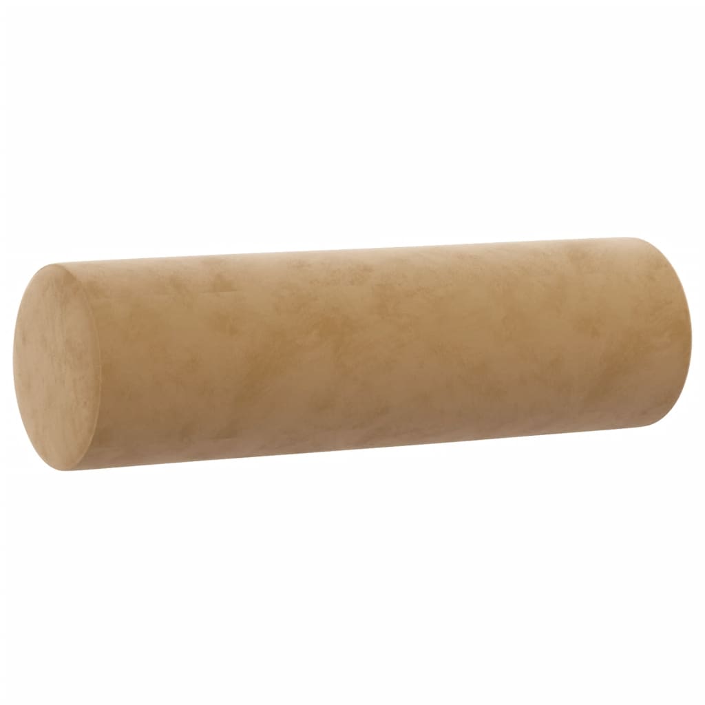 3-delige Loungeset met kussens fluweel bruin
