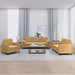 3-delige Loungeset met kussens fluweel bruin