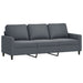 4-delige Loungeset met kussens fluweel donkergrijs