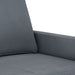 4-delige Loungeset met kussens fluweel donkergrijs