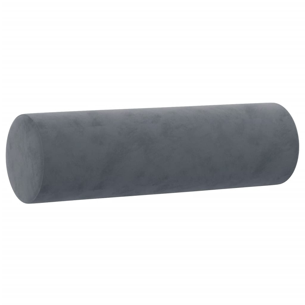4-delige Loungeset met kussens fluweel donkergrijs