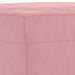 4-delige Loungeset met kussens fluweel roze