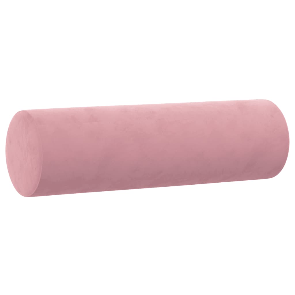 4-delige Loungeset met kussens fluweel roze