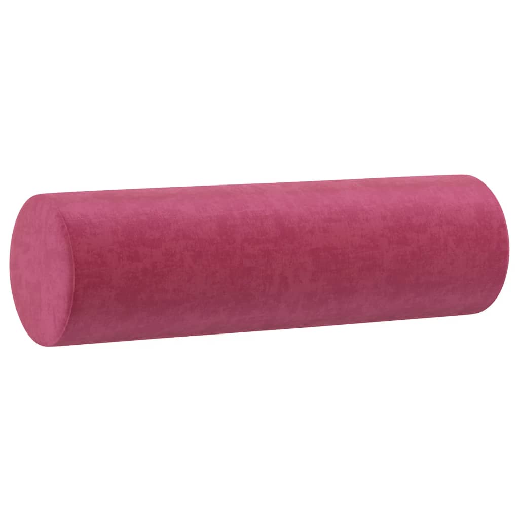 4-delige Loungeset met kussens fluweel wijnrood