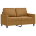 4-delige Loungeset met kussens fluweel bruin