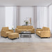 4-delige Loungeset met kussens fluweel bruin