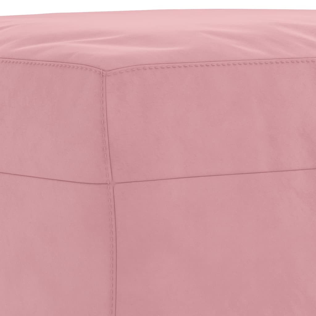 3-delige Loungeset fluweel roze