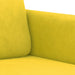 2-delige Loungeset met kussens fluweel geel