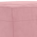 3-delige Loungeset met kussens fluweel roze