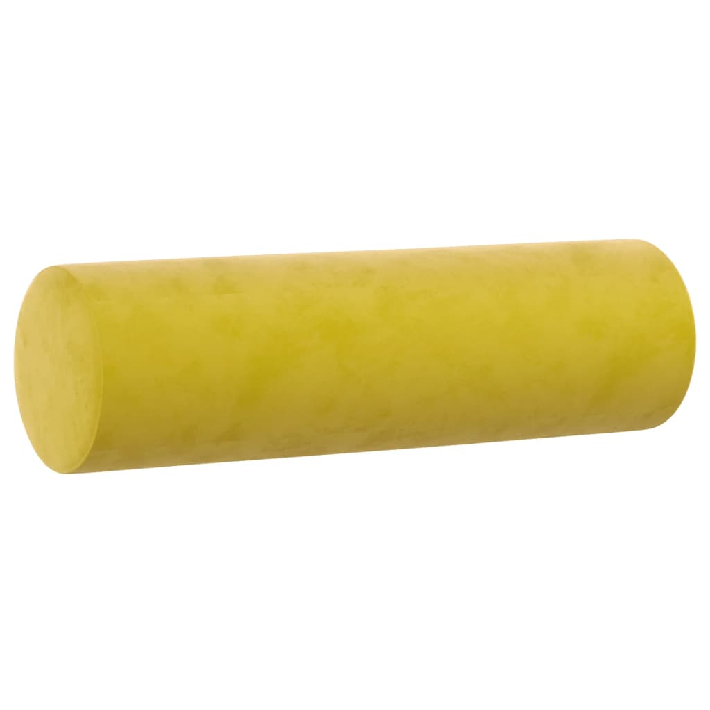3-delige Loungeset met kussens fluweel geel