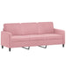 2-delige Loungeset fluweel roze