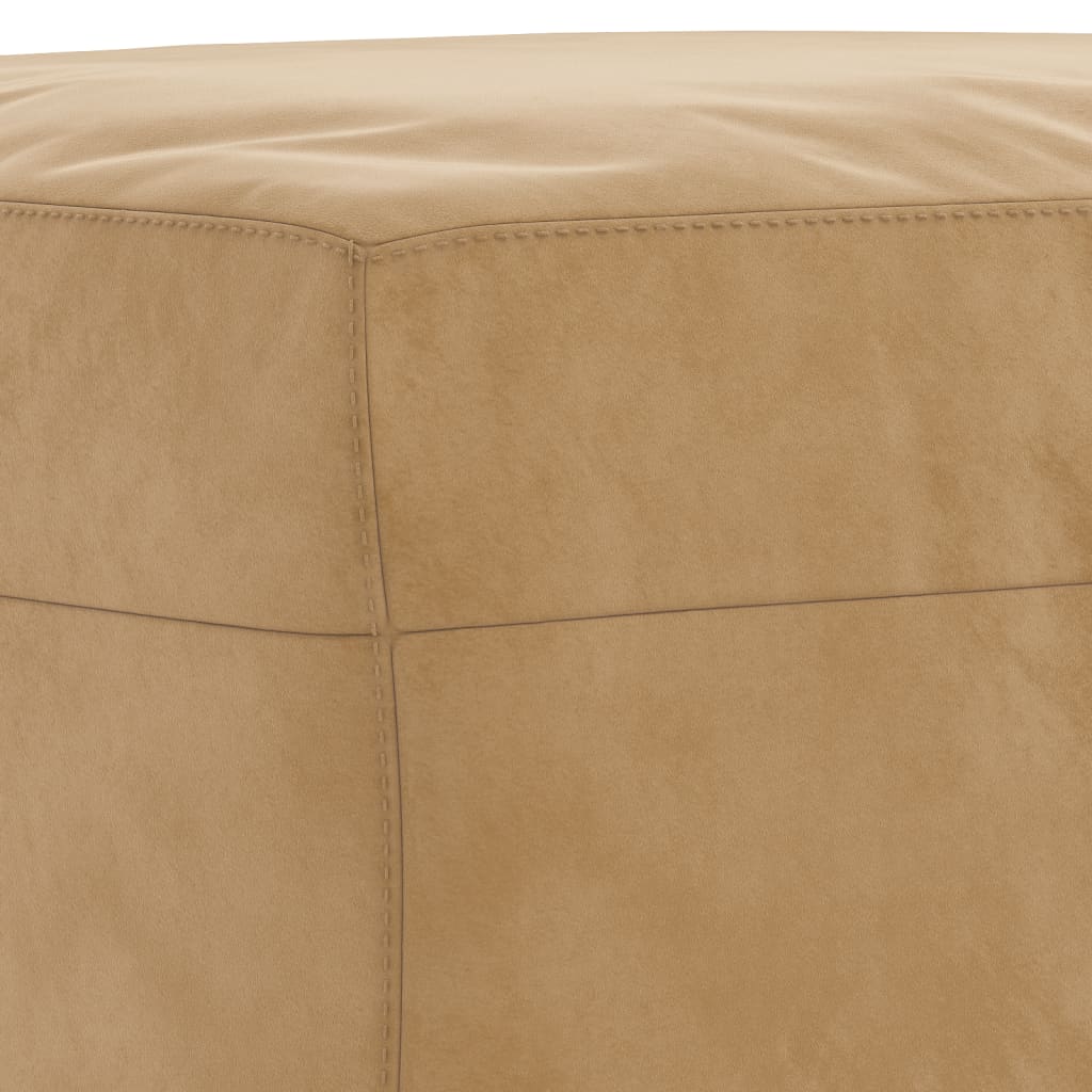 3-delige Loungeset fluweel bruin