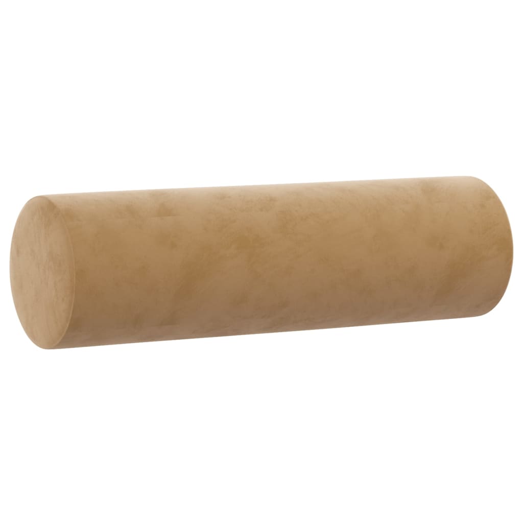 2-delige Loungeset met kussens fluweel bruin