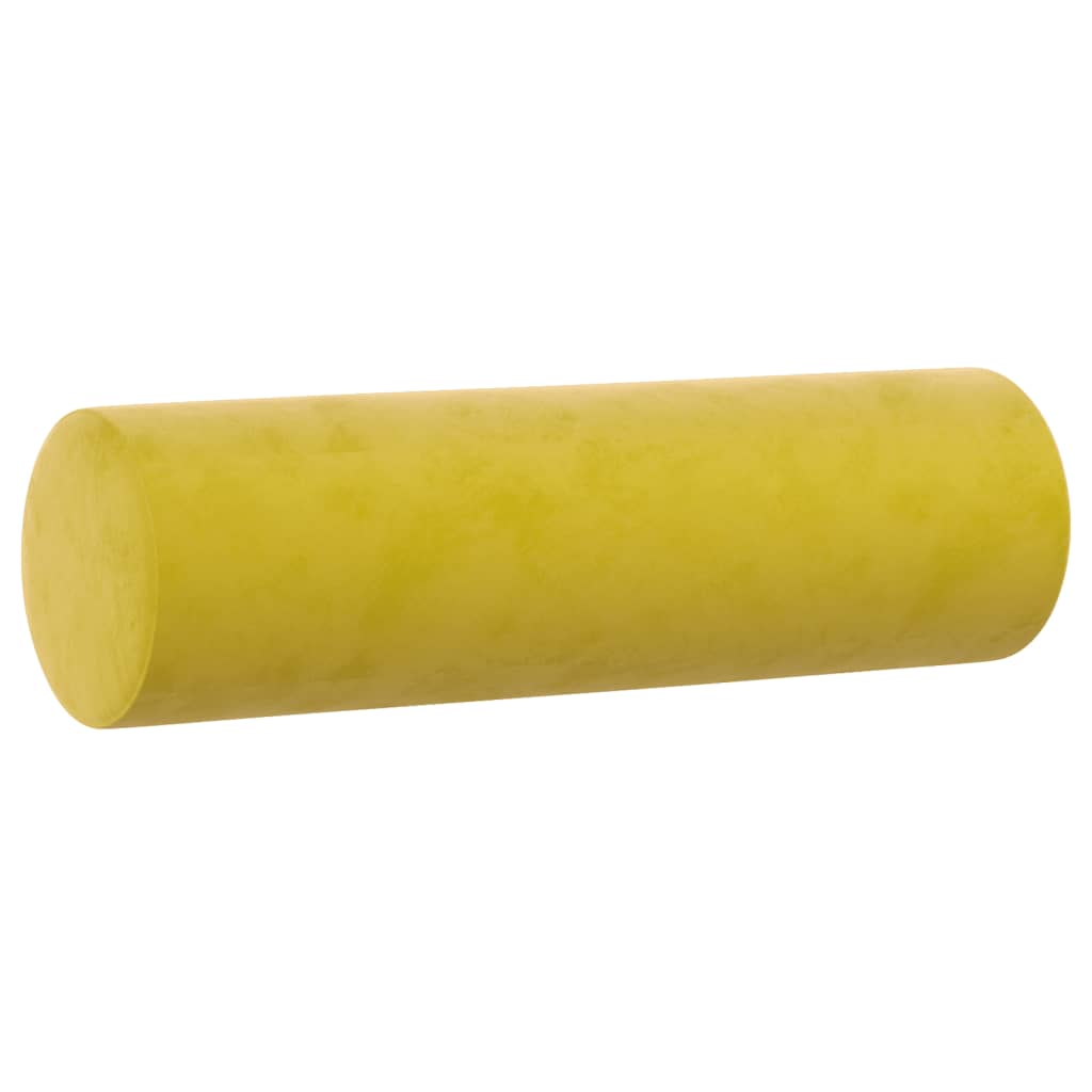 3-delige Loungeset met kussens fluweel geel