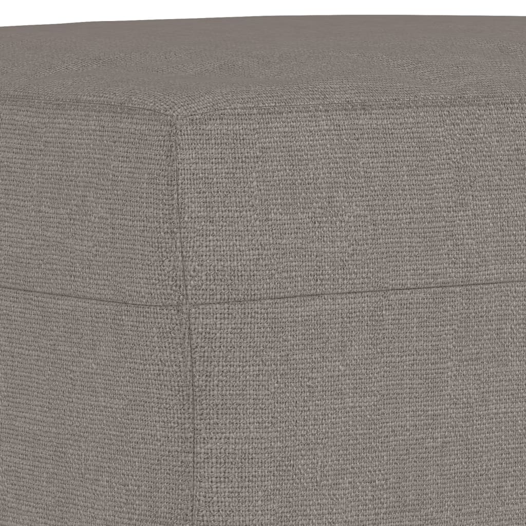4-delige Loungeset met kussens stof taupe