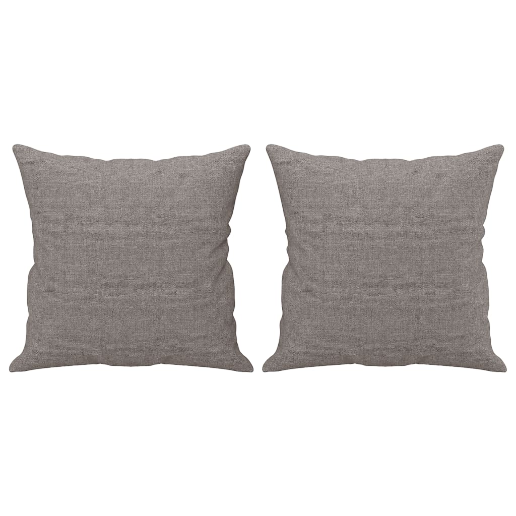 3-delige Loungeset met kussens stof taupe